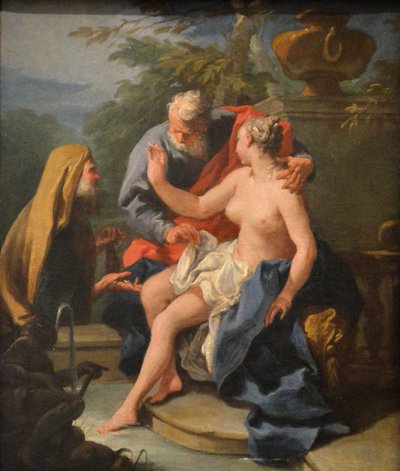 Susana y los ancianos de Giambattista Pittoni